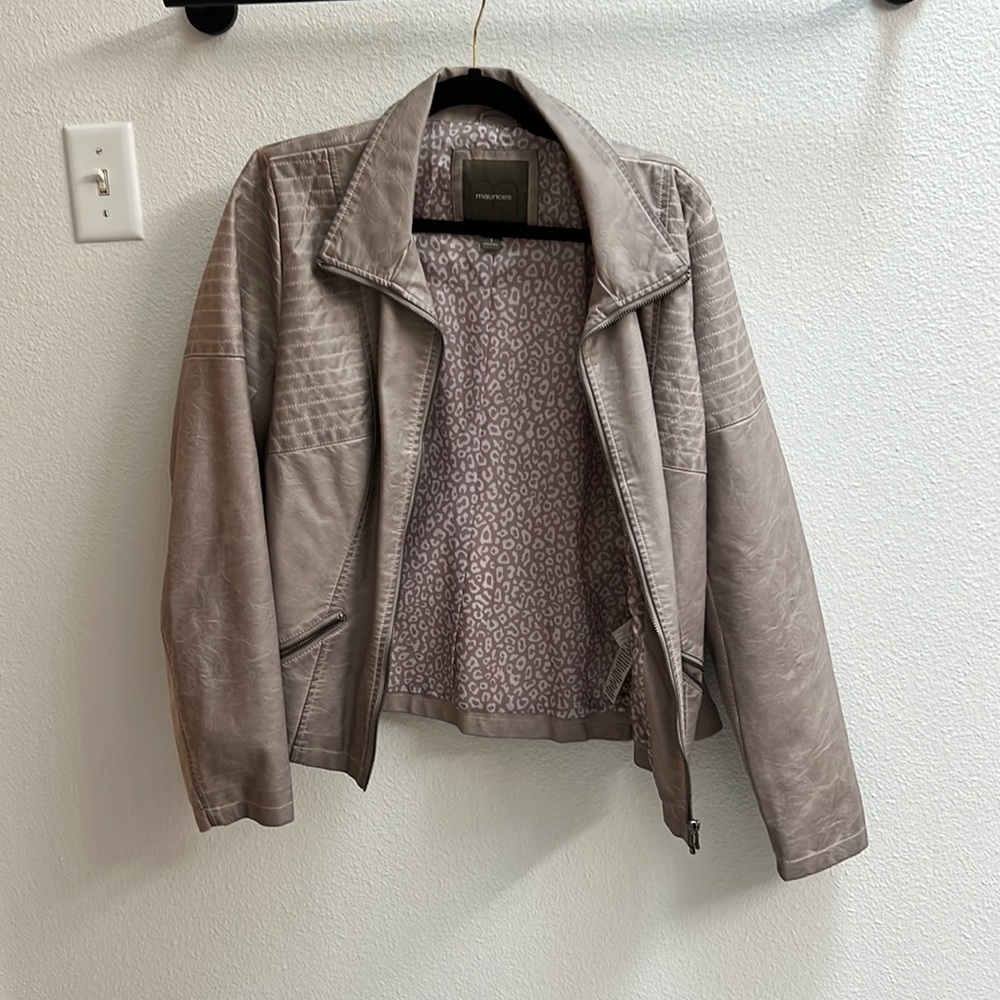 Faux Leather Jacket